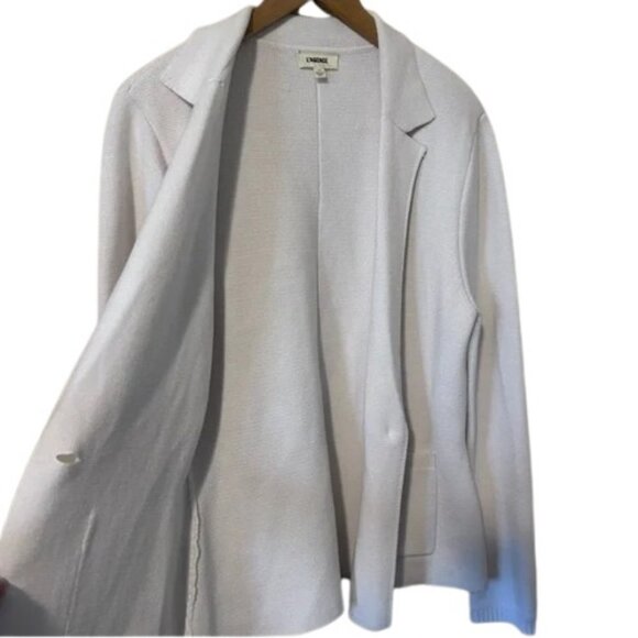 L'agence white Lacey knit blazer size L - Picture 5 of 12